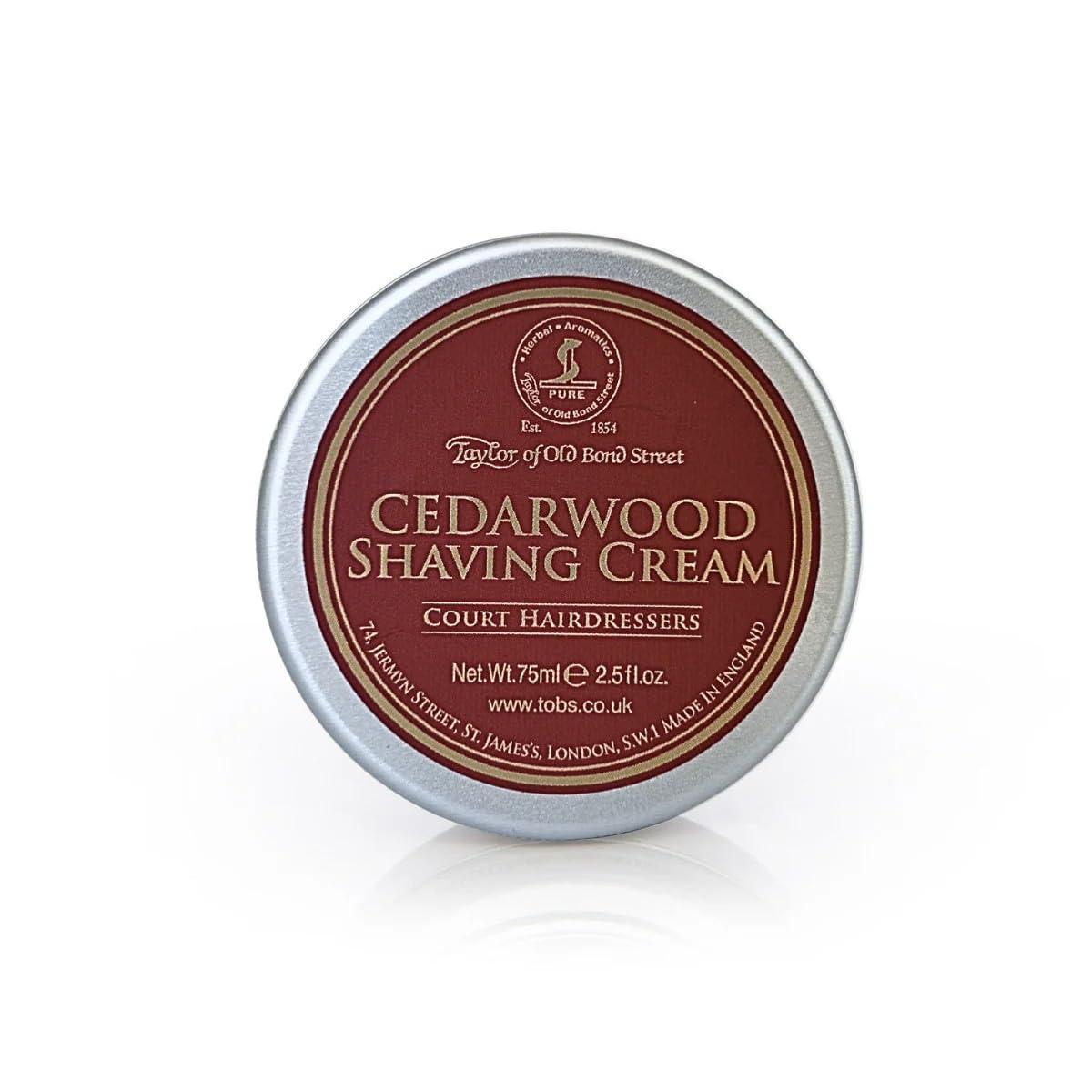 Taylor of Old Bond Street 75ml Cedarwood Shaving Cream Bowl