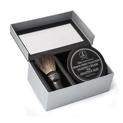 Taylor of Old Bond Street Jermyn Street Shave Brush & Shaving Cream Bowl 150g Gift Set
