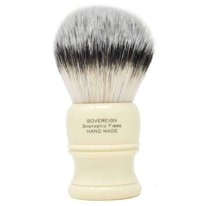 Simpsons Trafalgar T3 Synthetic Shaving Brush with Cream Handle - Suitable for Senstive Skin - Large, Easy Grip Handle