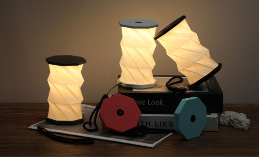 Mini Hexagon Twist Lamp