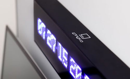 Calendar LED Wall Clock Black