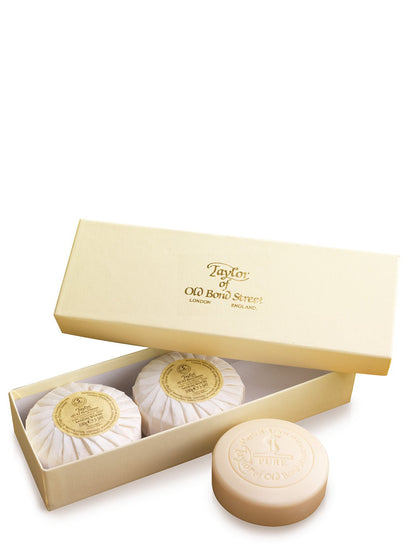 Taylor of Old Bond Street Set Of 3 Gift Sandalwood Soap