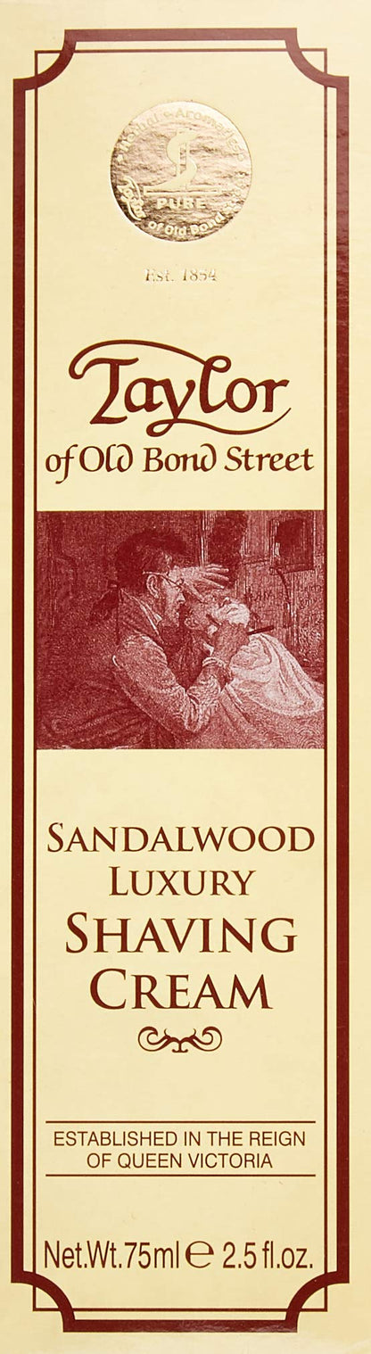 Taylor of Old Bond Street 75ml Sandalwood Shaving Cream Tube