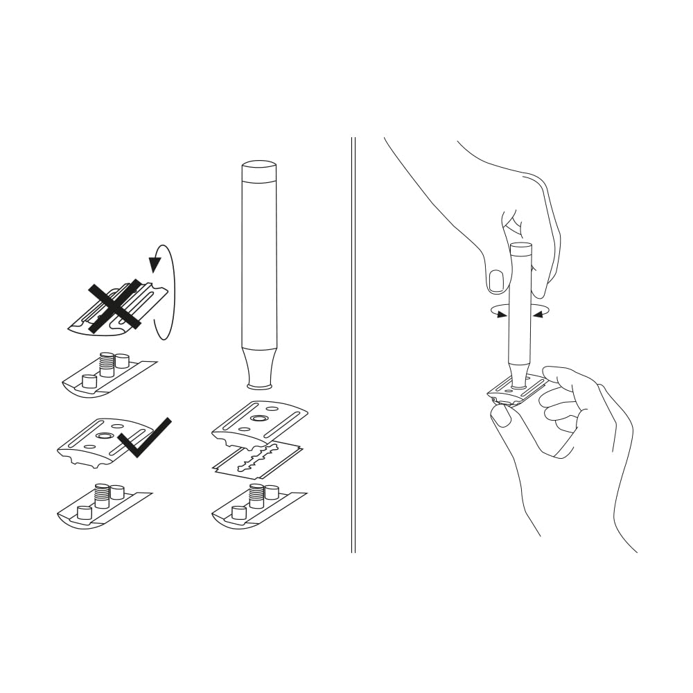 The Goodfellas' smile Safety Razor Closed Comb ITALICO 150ml