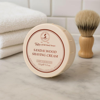 Taylor of Old Bond Street Sandalwood Shaving Cream Bowl, 150g