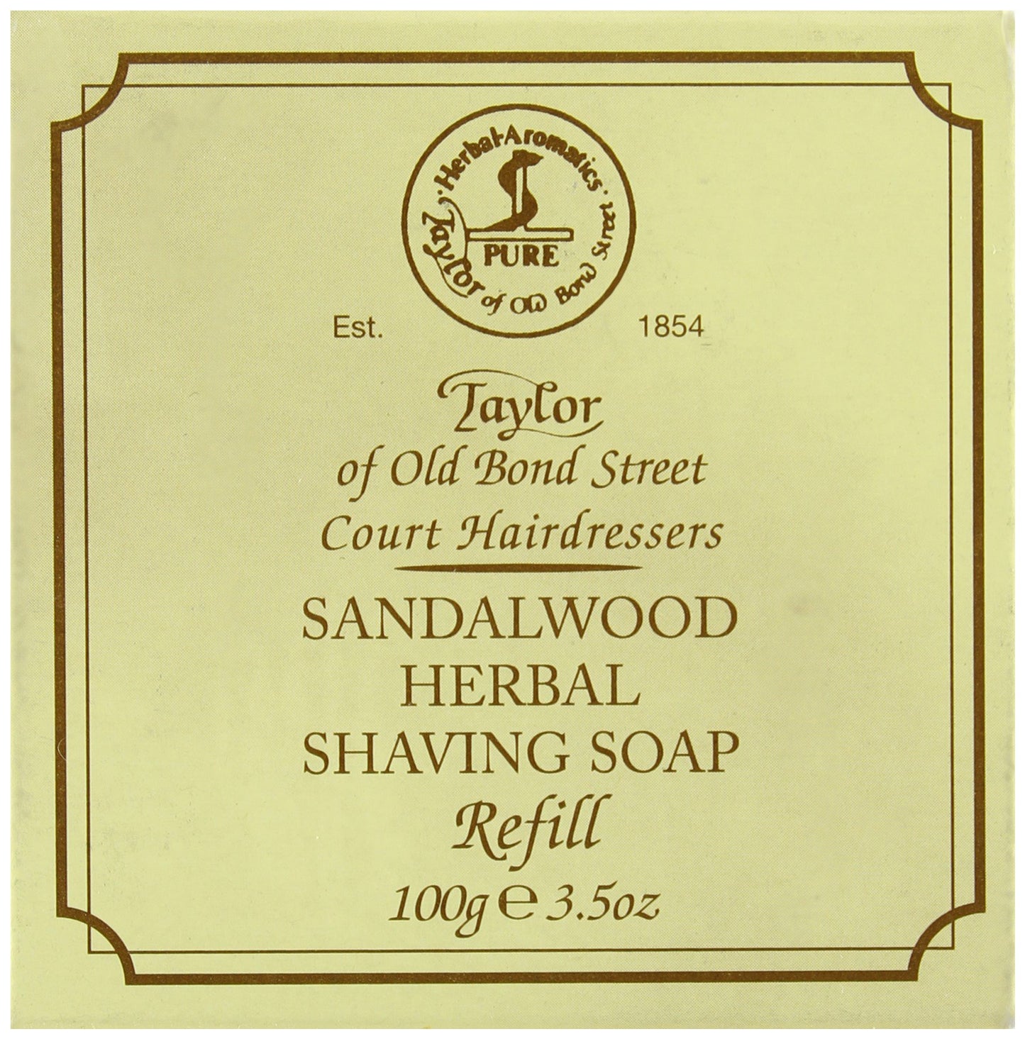 Taylor of Old Bond Street 100g Sandalwood Herbal Shaving Soap