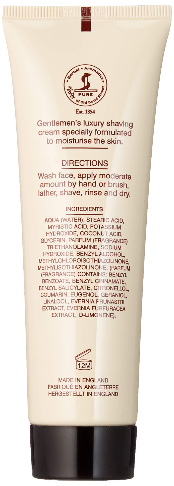 Taylor of Old Bond Street 75ml Sandalwood Shaving Cream Tube