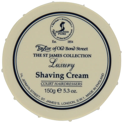 Taylor of Old Bond Street Sandalwood Shaving Cream Bowl, 150g