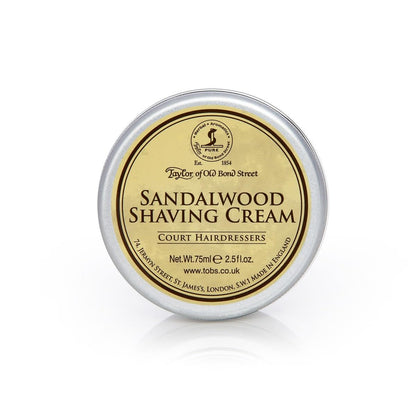Taylor of Old Bond Street Sandalwood Shaving Cream Bowl, 150g
