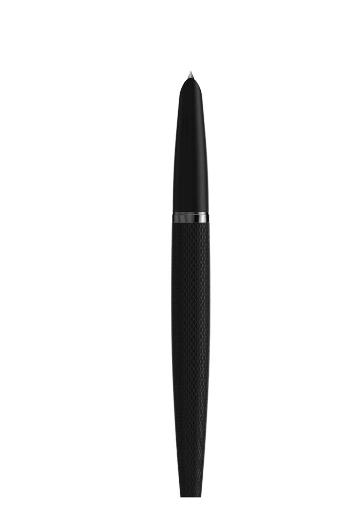 Diplomat "Viper" black guilloche fountain pen - fine