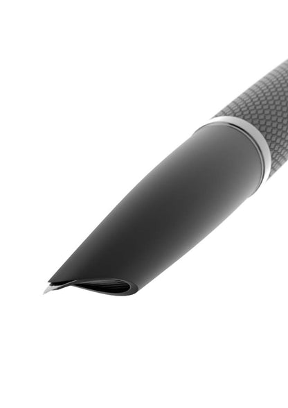Diplomat "Viper" black guilloche fountain pen - fine