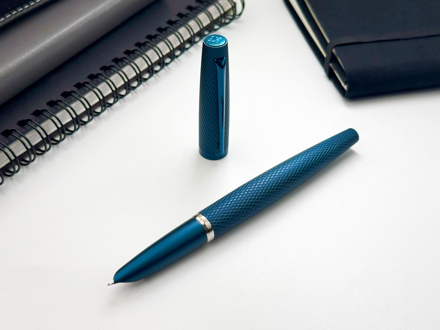 Diplomat "Viper" black guilloche Rollerball Pen