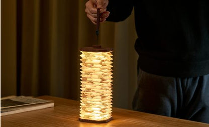 Velvet Accordion Lamp