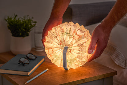 Velvet Accordion Lamp