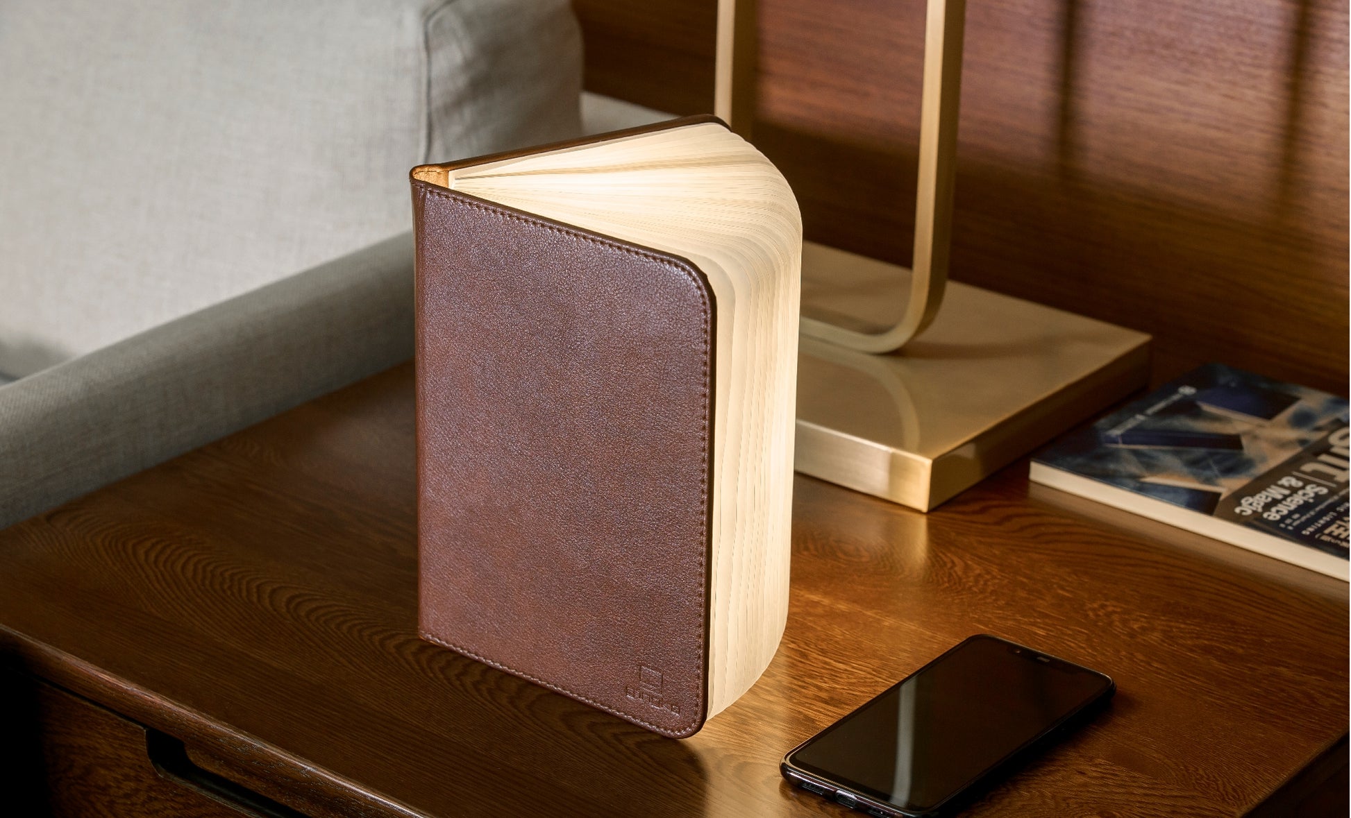 Smart Book Light (Fibre Leather)