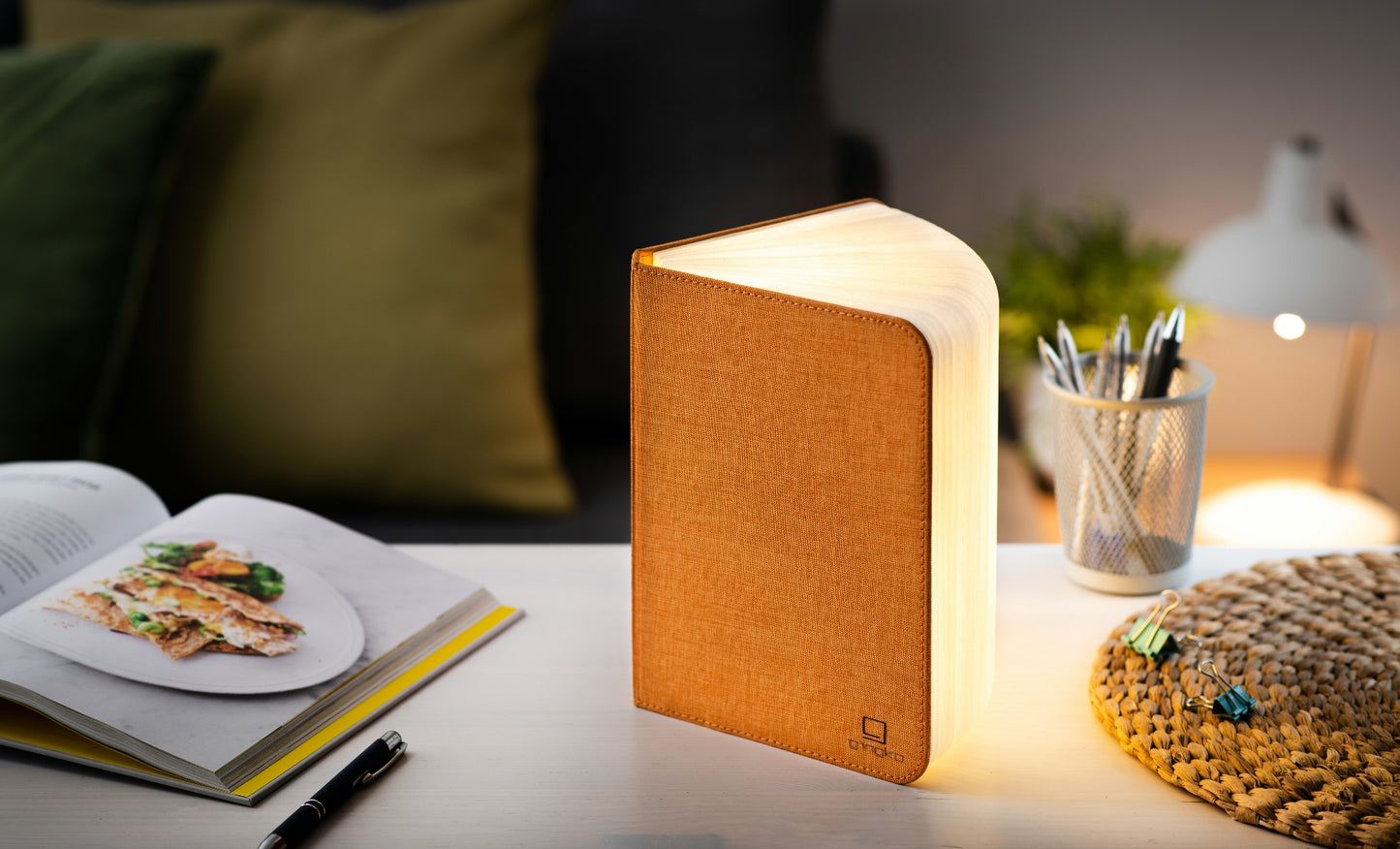 Smart Book Light (Linen Fabric)