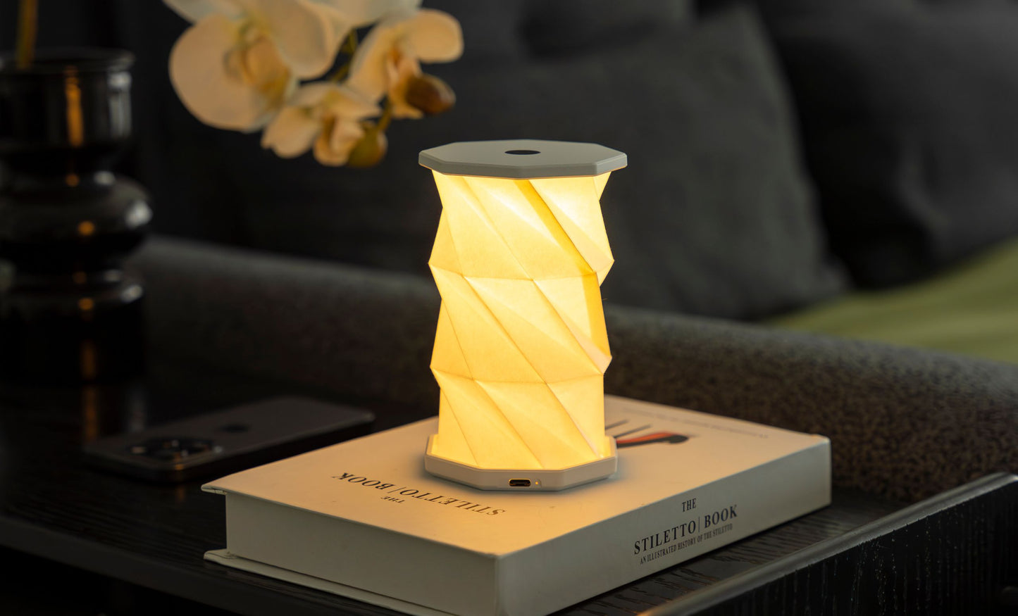 Mini Hexagon Twist Lamp
