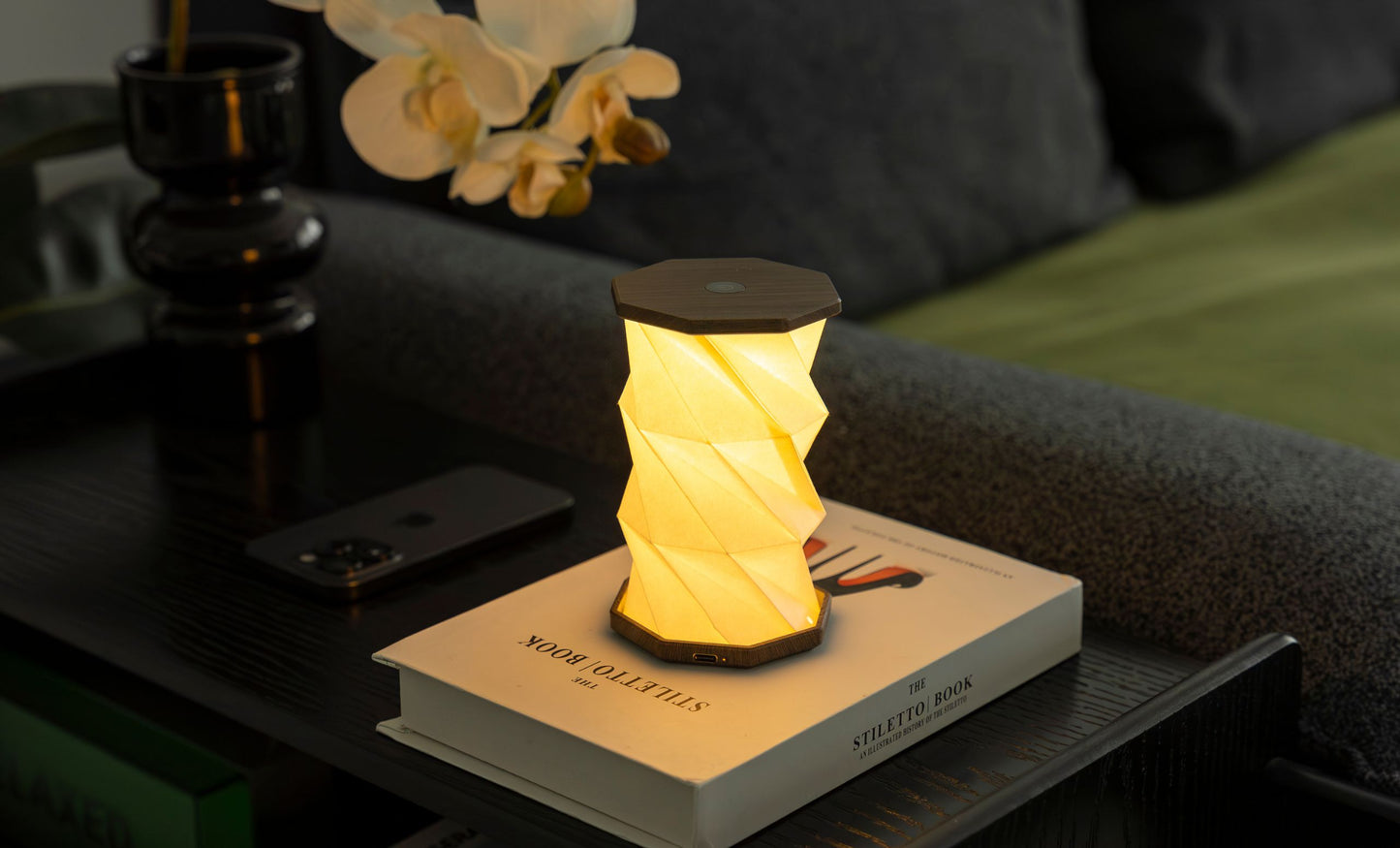 Mini Hexagon Twist Lamp