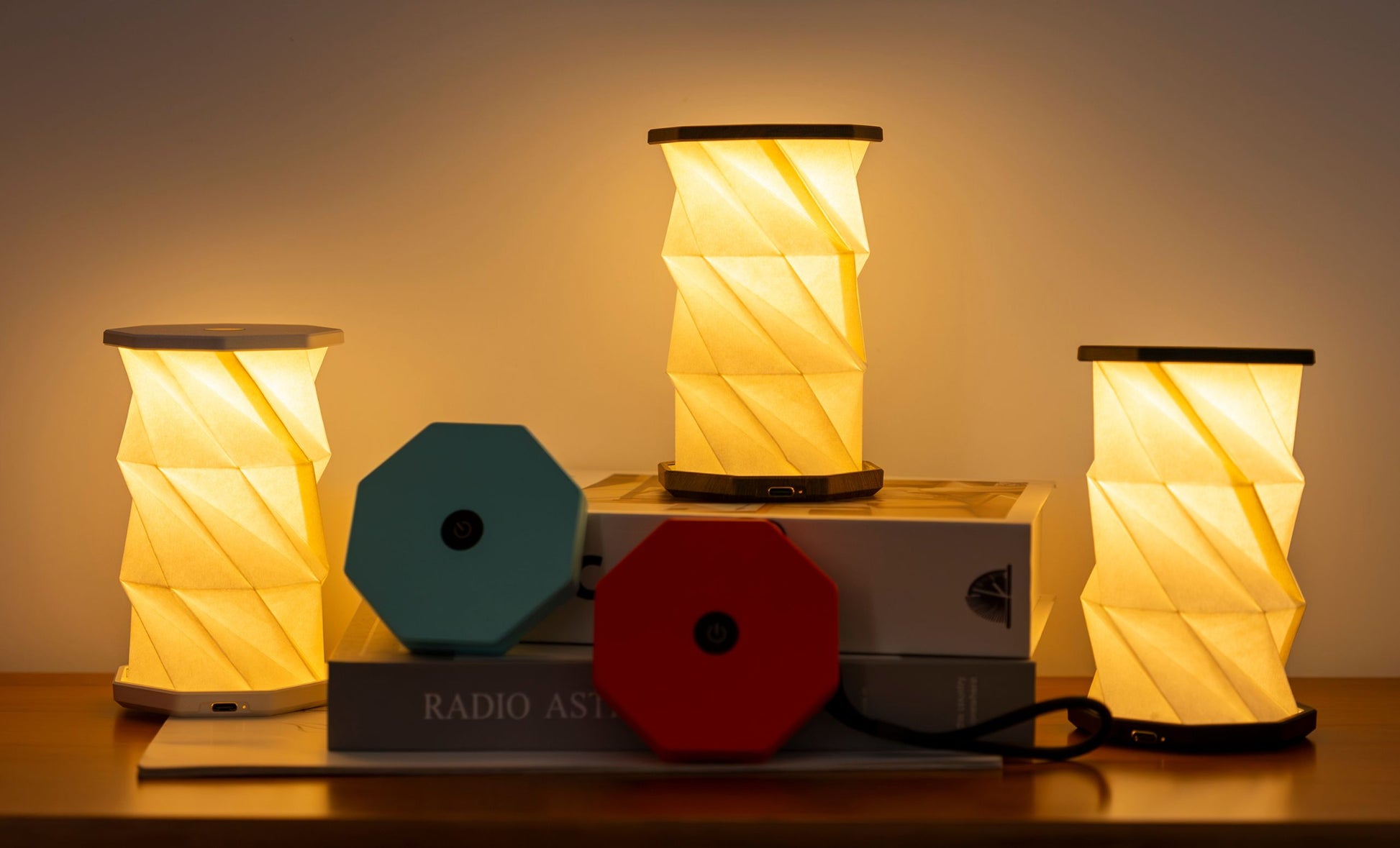 Mini Hexagon Twist Lamp