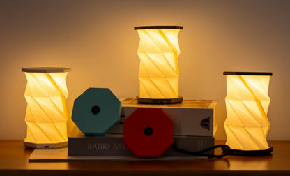 Mini Hexagon Twist Lamp
