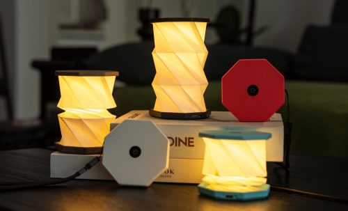 Mini Hexagon Twist Lamp