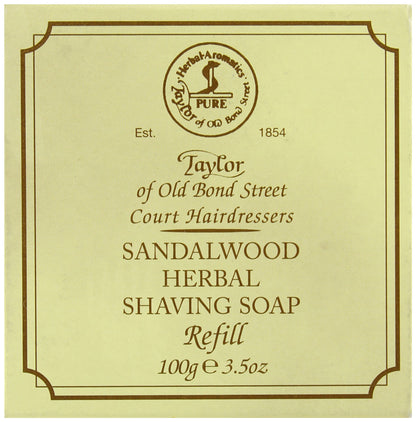 Taylor of Old Bond Street 100g Sandalwood Herbal Shaving Soap