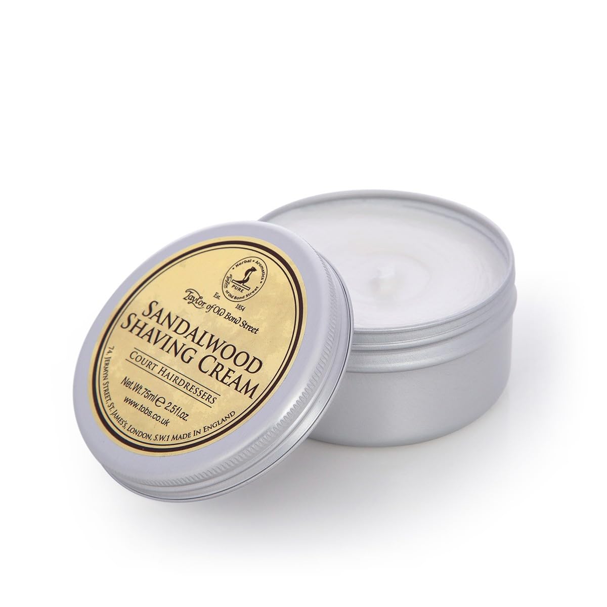 Taylor of Old Bond Street Sandalwood Shaving Cream Bowl, 150g